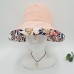 Lady Wide Brim Bucket Hat Linen Cotton Floral Summer Reversible Sun Holiday Caps  eb-79663927